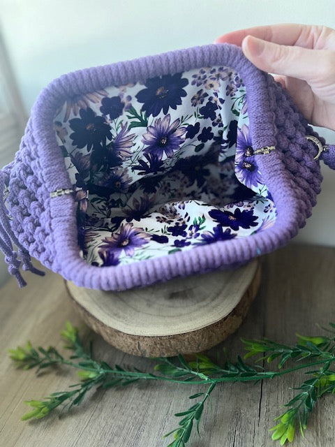 Dark Violet Colour Clutch