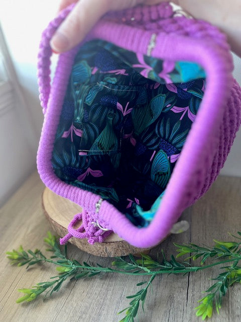 Fuscia Colour Clutch