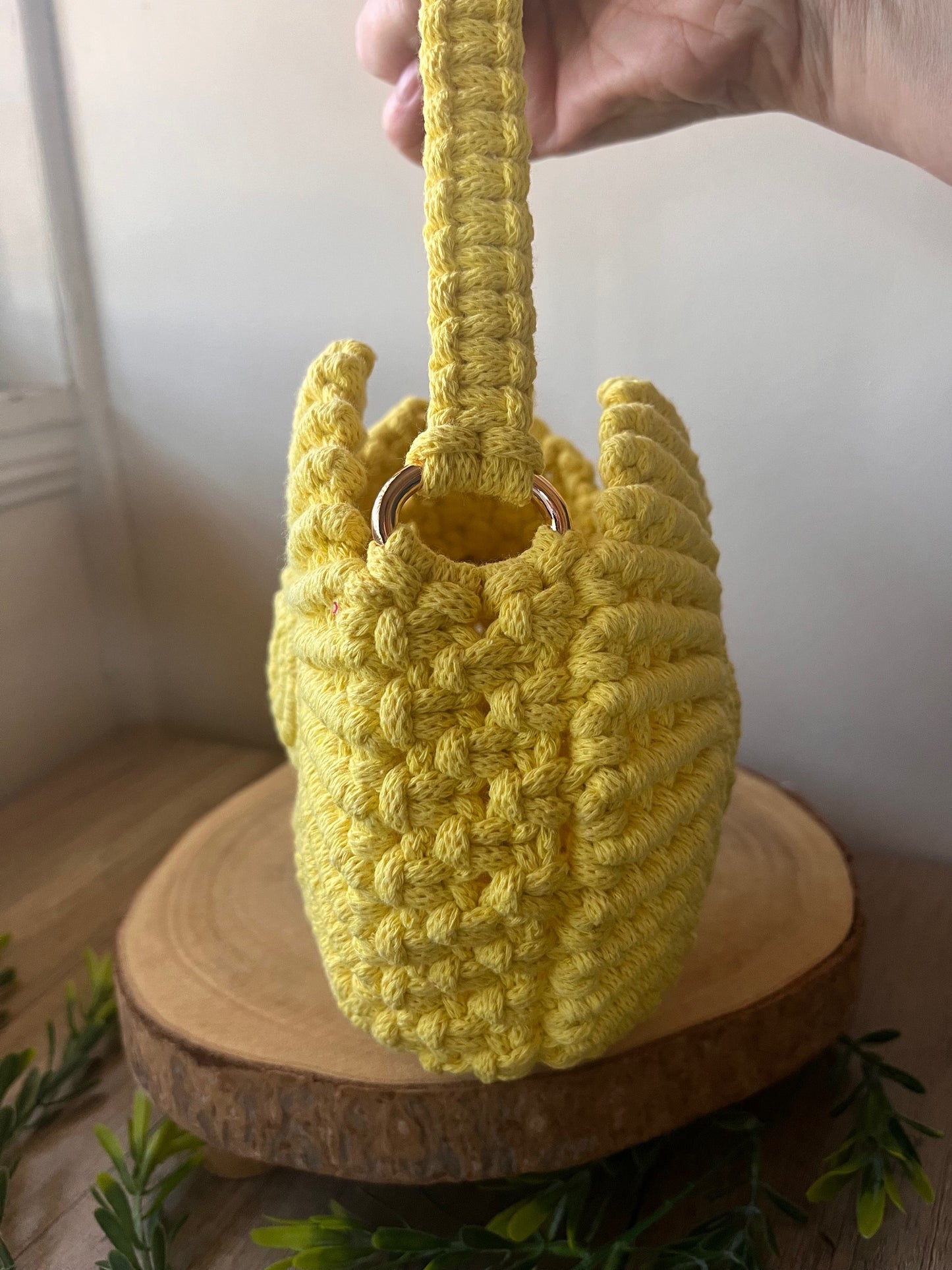 Sunflower Yellow Sea Shell Purse