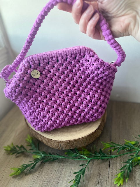 Fuscia Colour Clutch