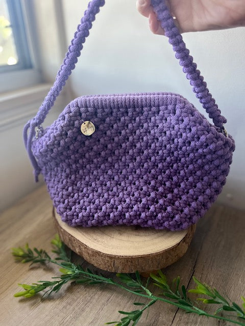 Dark Violet Colour Clutch