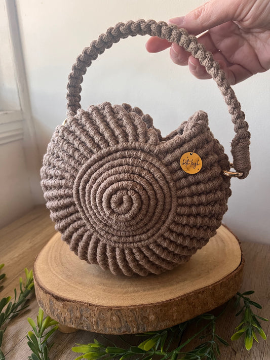 Brown Sea Shell Purse